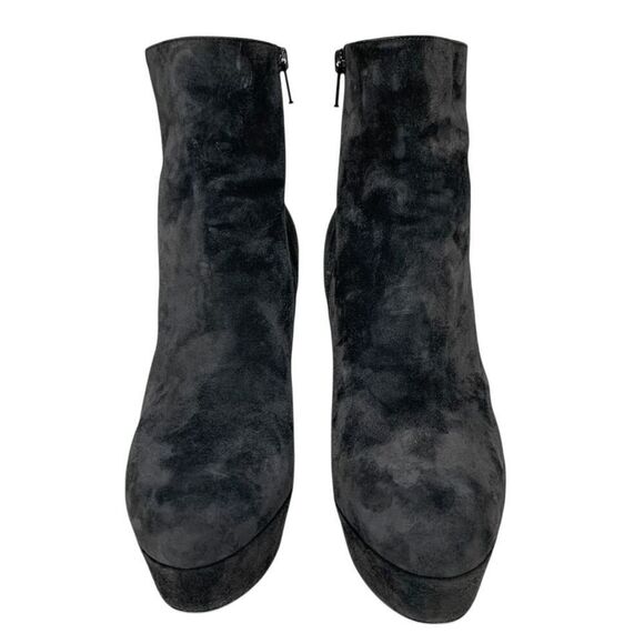 Christian Louboutin Bianca Bootie 120 EU 39 US 9 Charbon Velour Suede Platform - Picture 2 of 11